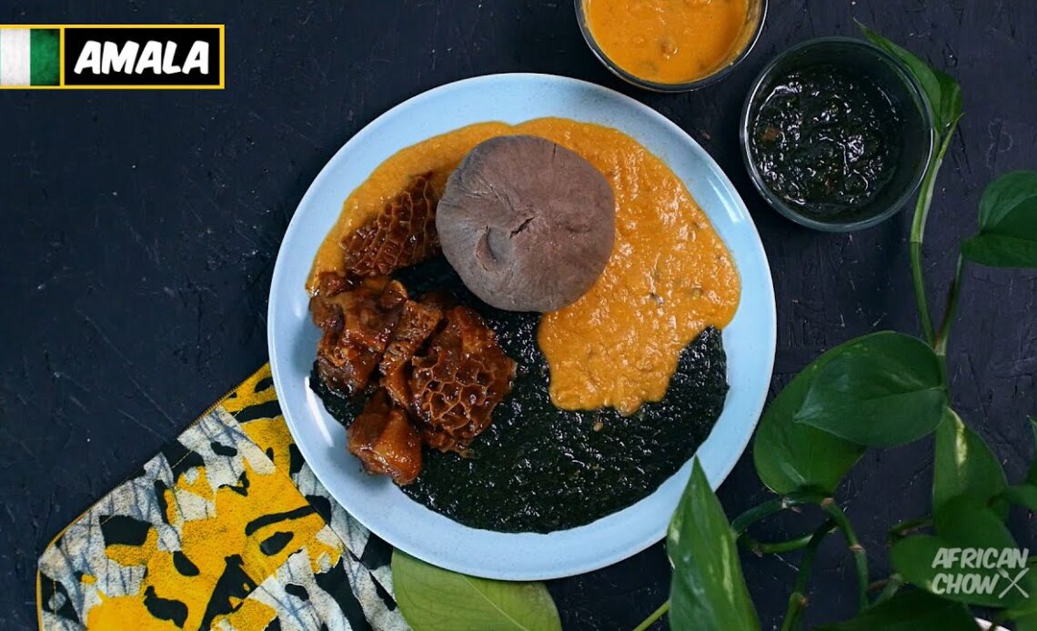 Nigerian Amala And Ewedu Soup