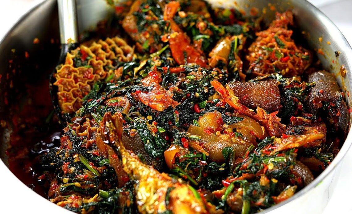Nigerian Spinach stew(Efo Riro)