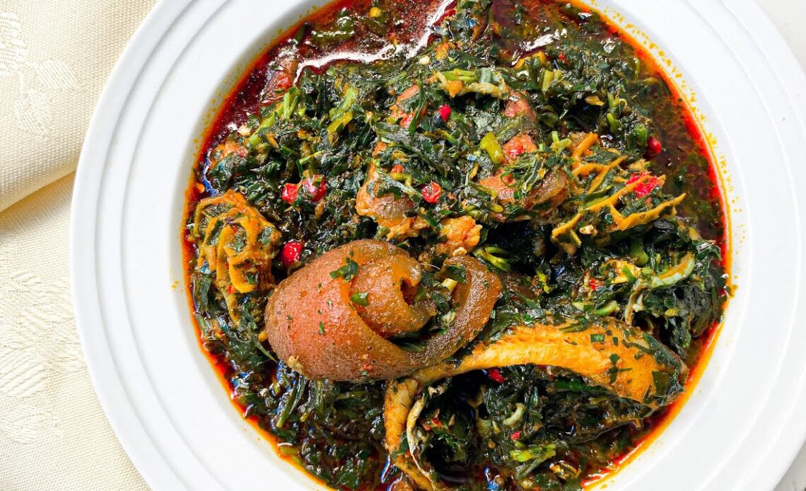 How To Prepare Afang Soup