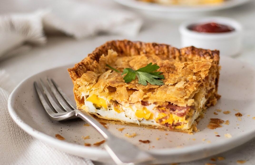Classic Bacon and Egg Pie