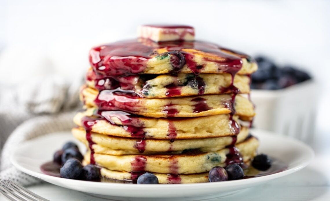 How To Make Blueberry Pancakes