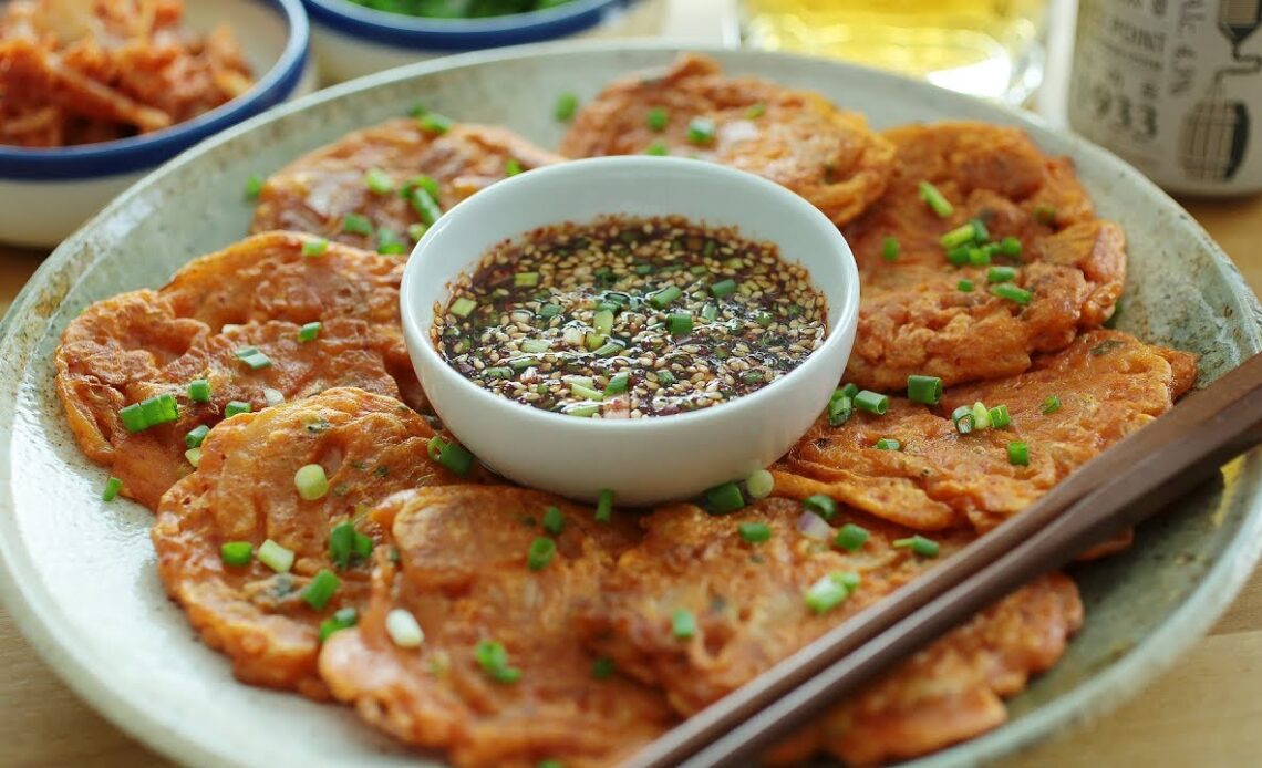 Korean Kimchi Pancakes